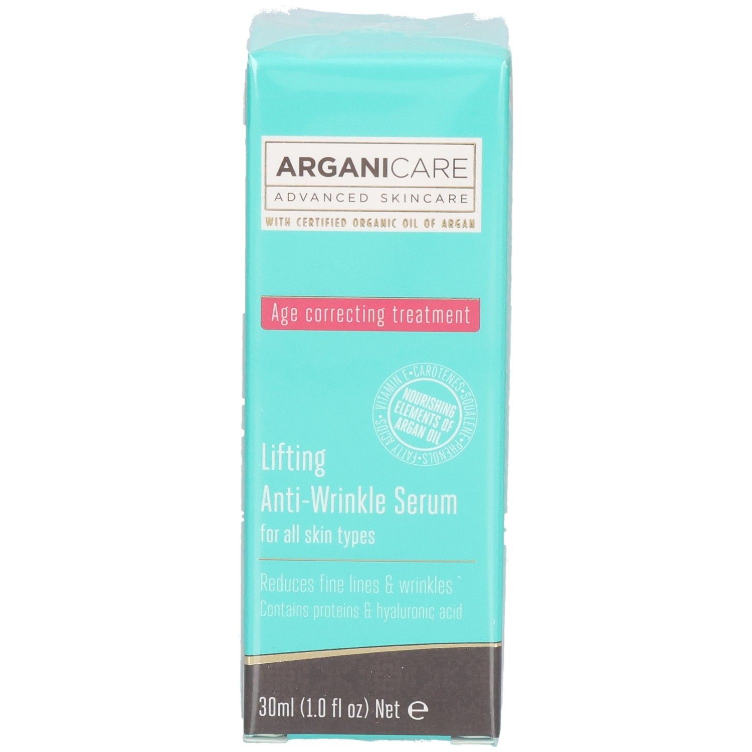Sérum lifting anti-rides Arganicare, 30ml.