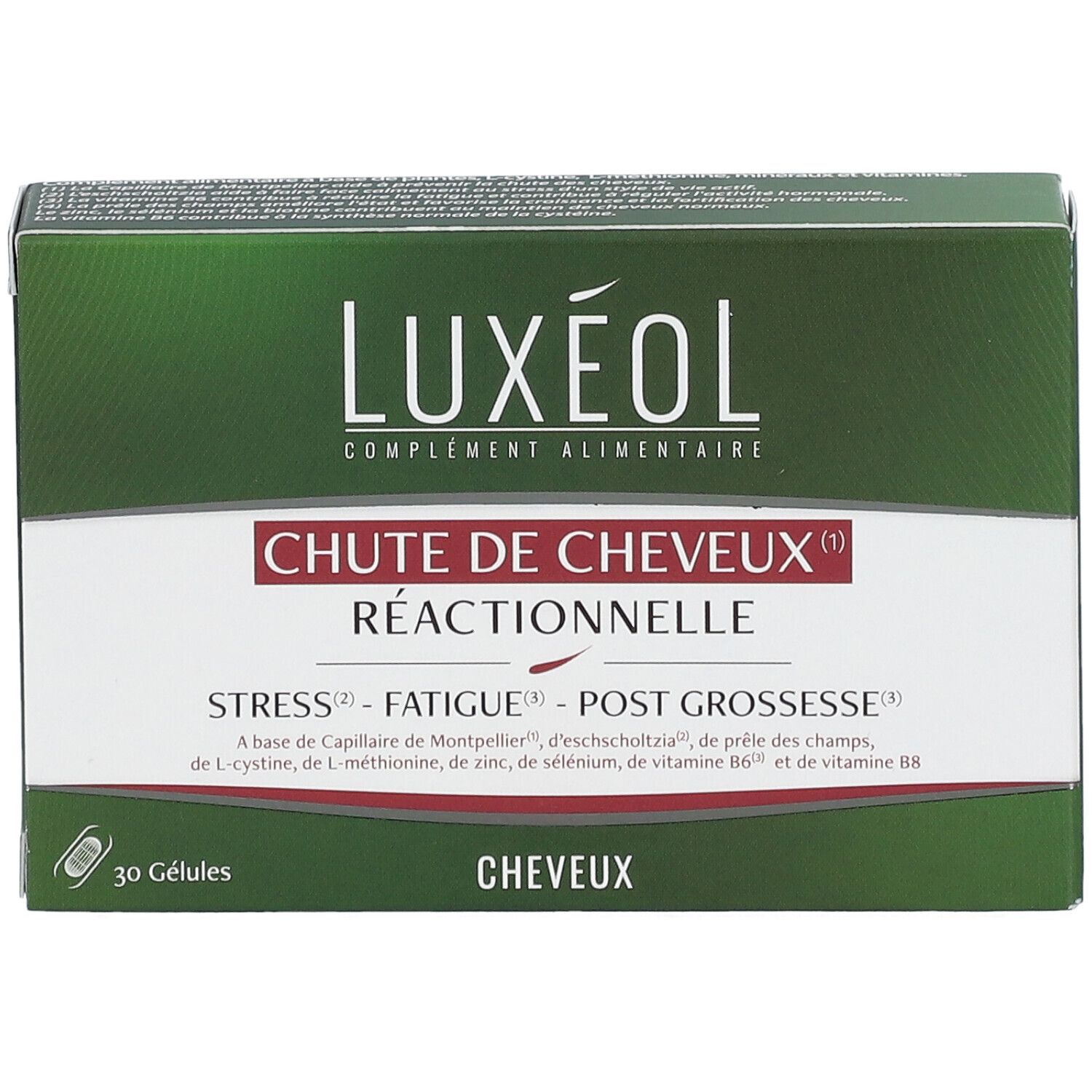 LUXÉOL Chute de Cheveux Réactionnelle
