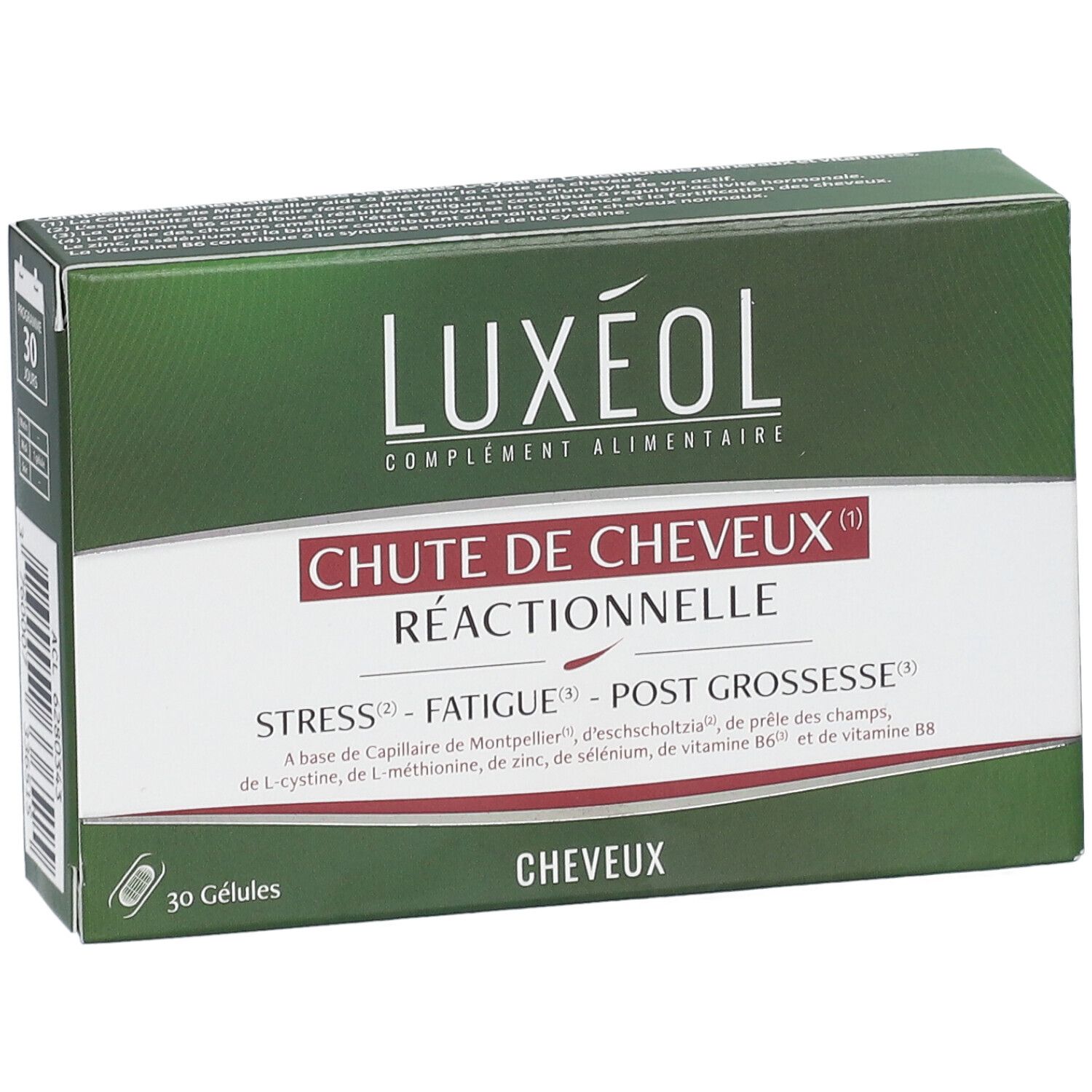 LUXÉOL Chute de Cheveux Réactionnelle