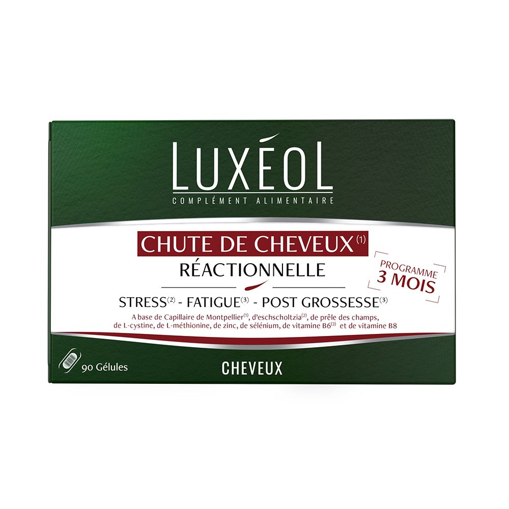 LUXÉOL Chute de Cheveux Réactionnelle