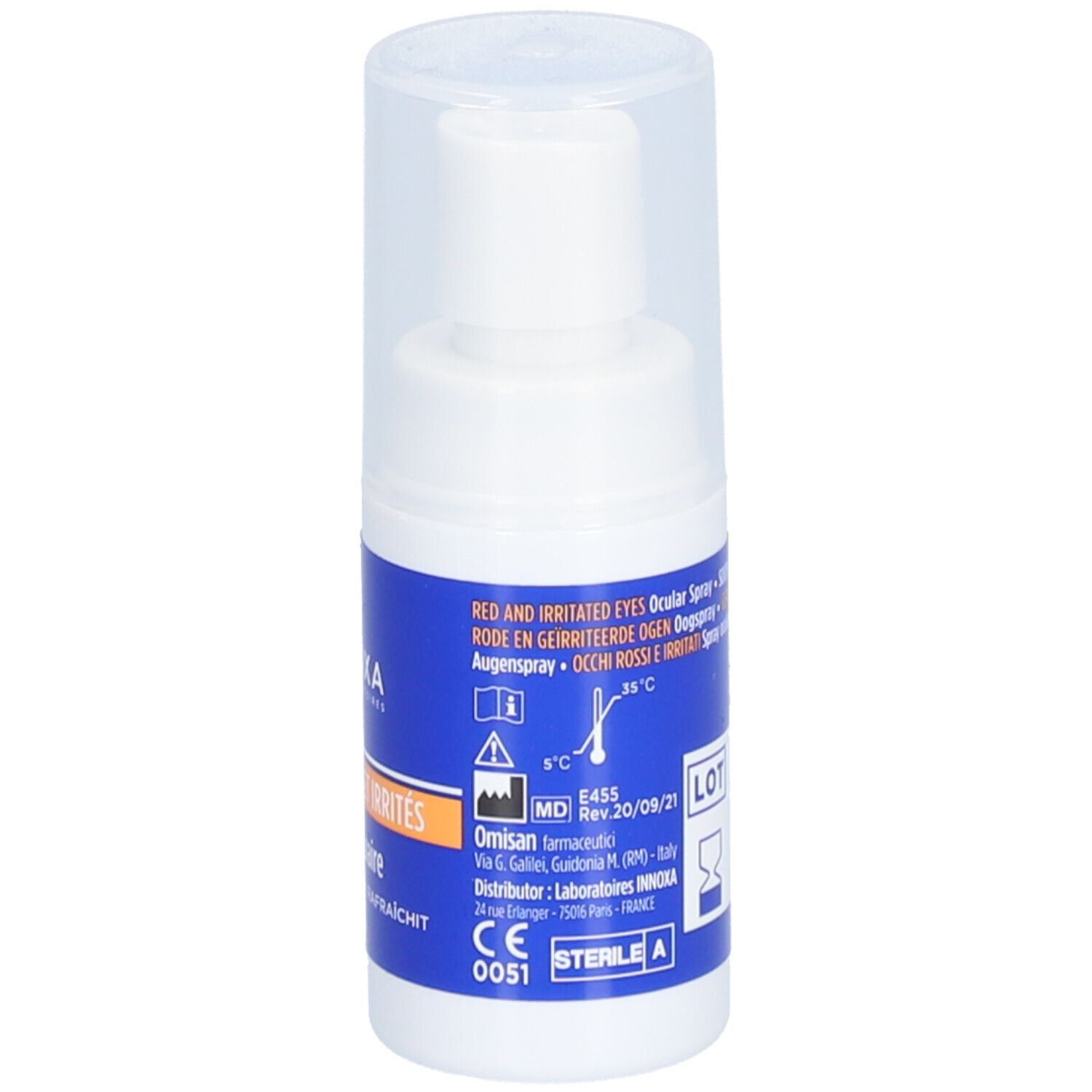 INNOXA Triple Action Spray Oculaire Yeux Rouges & Irrités
