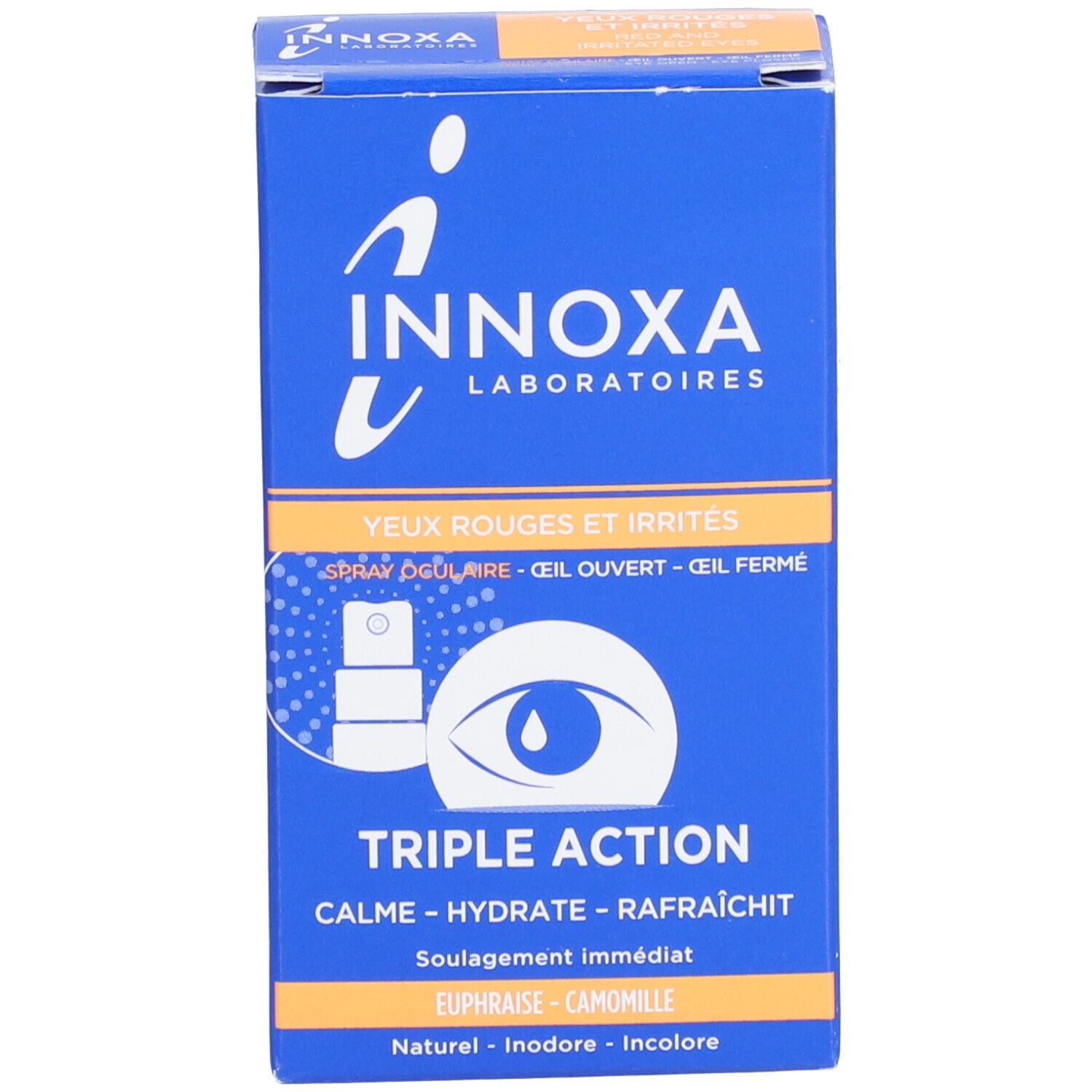 INNOXA Triple Action Spray Oculaire Yeux Rouges & Irrités