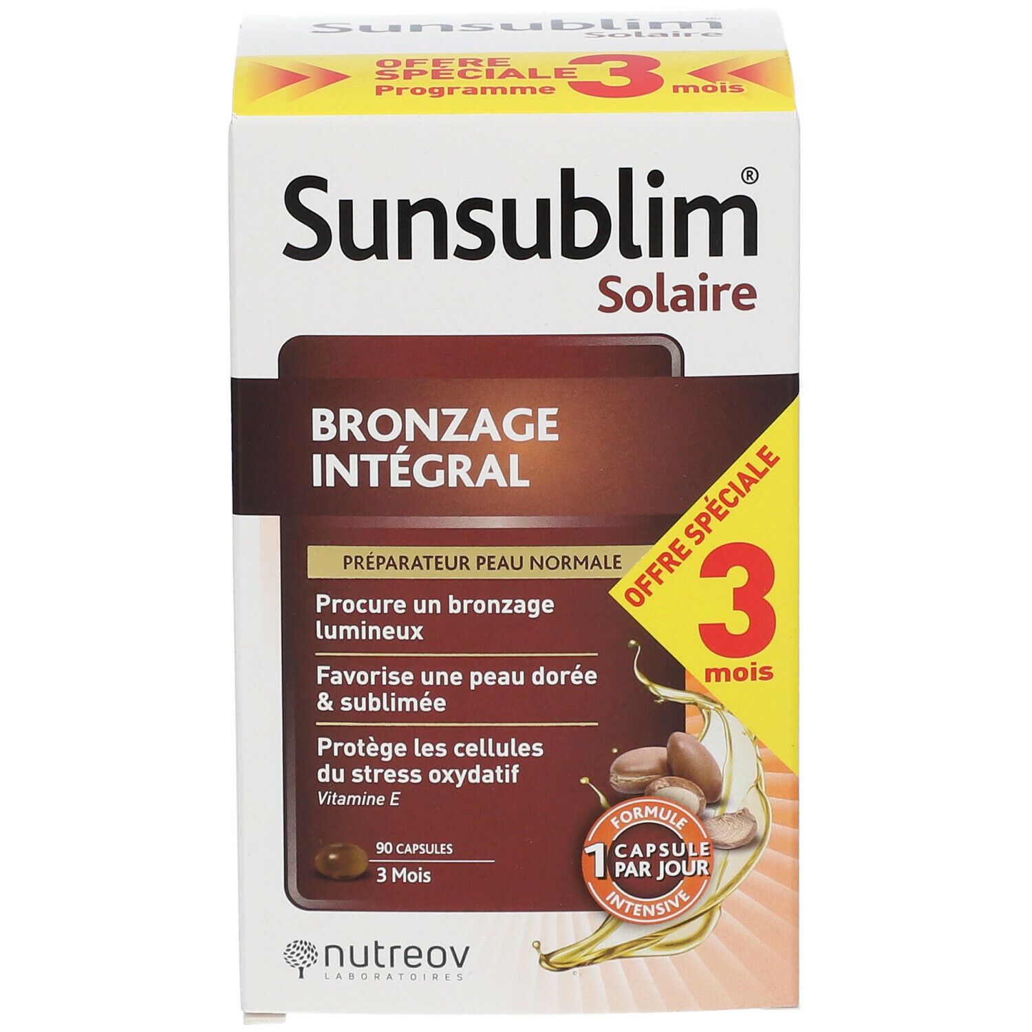 Nutreov Physcience Sunsublim® Solaire Bronzage Intégral Peau Normale