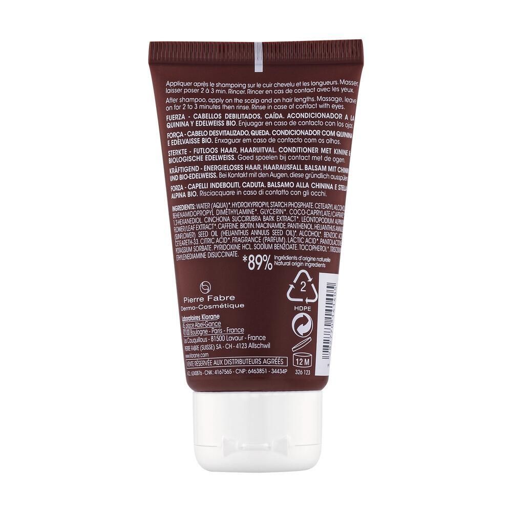 KLORANE Après-shampoing à la Quinine & Edelweiss BIO