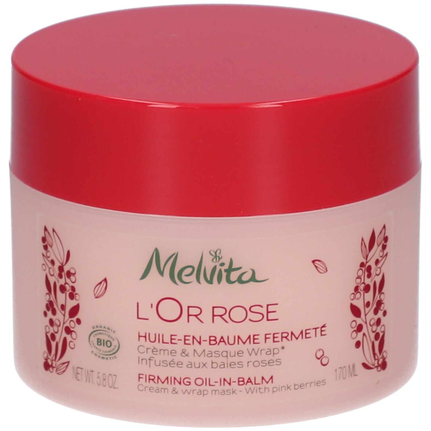 Melvita L'OR ROSE Huile-en-Baume fermeté Crème & Masque wrap*