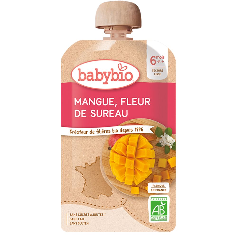 Babybio MANGUE FLEUR DE SUREAU dès 6 mois
