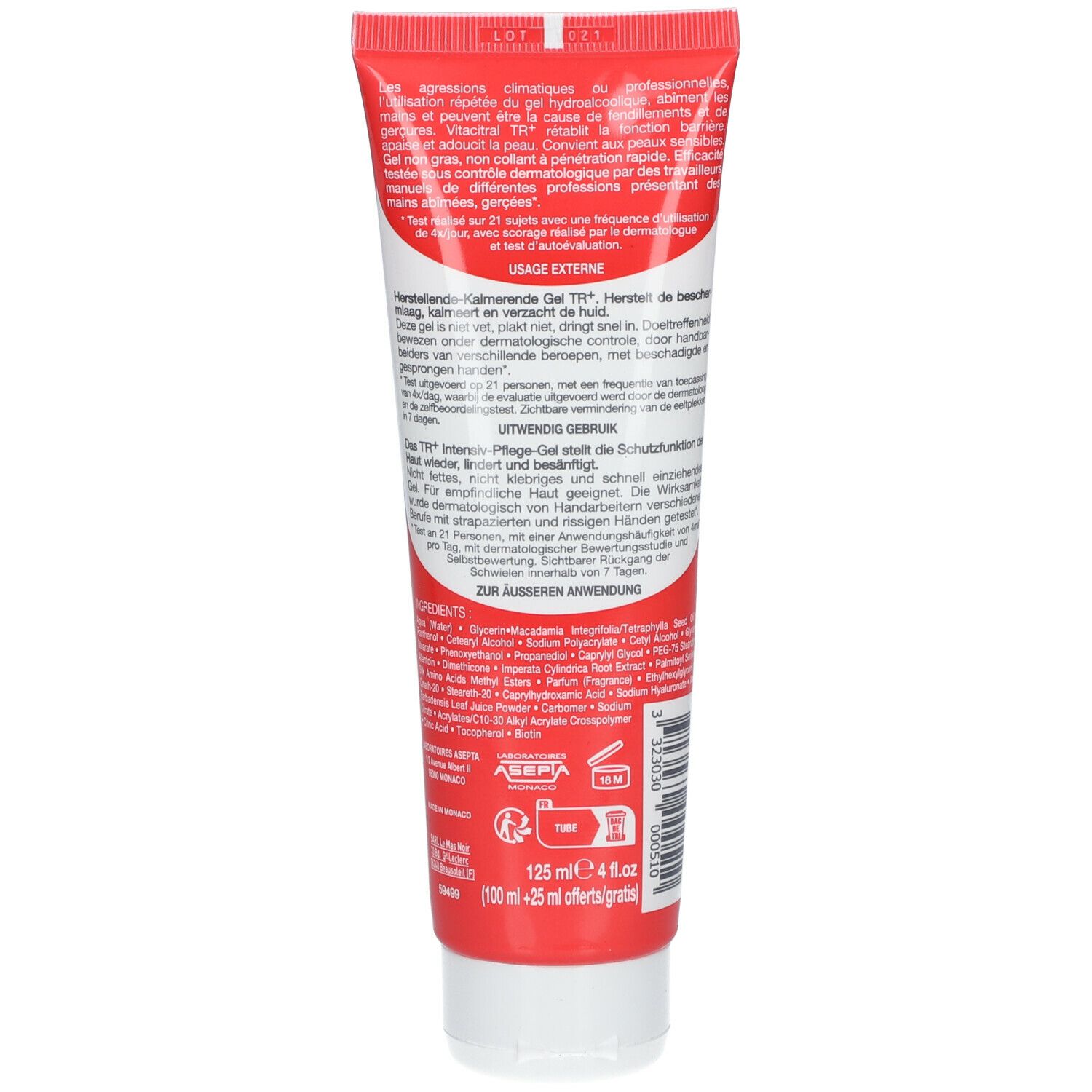 Vita Citral® Soin TR+ Gel Réparateur Apaisant