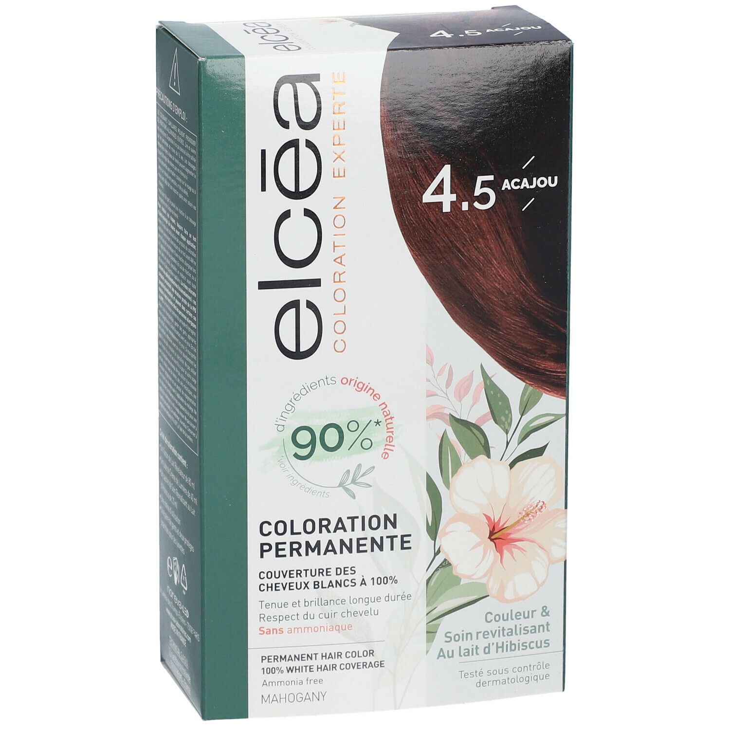 ELCÉA Coloration Experte Permanente Acajou – 4.5