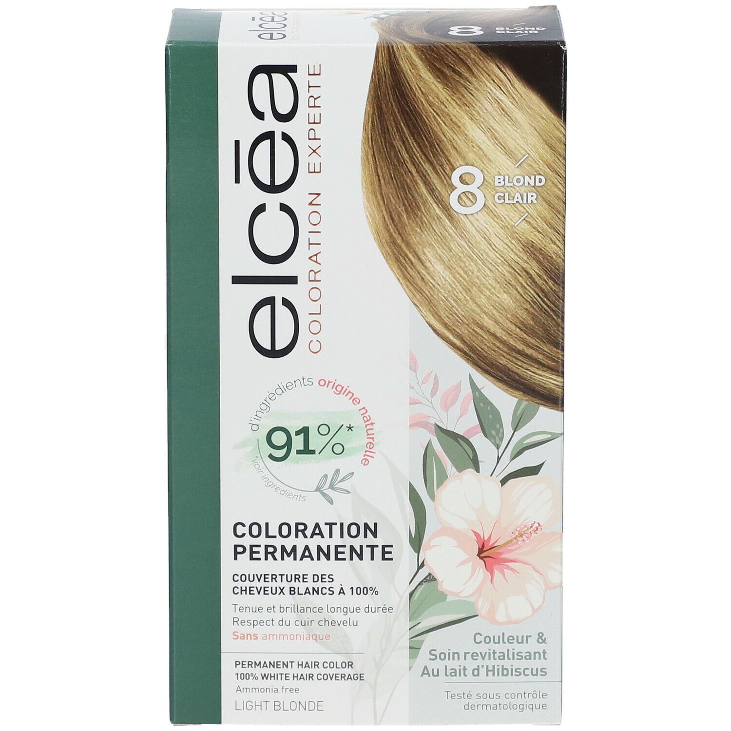 ELCÉA Coloration Experte Permanente Blond Clair – 8