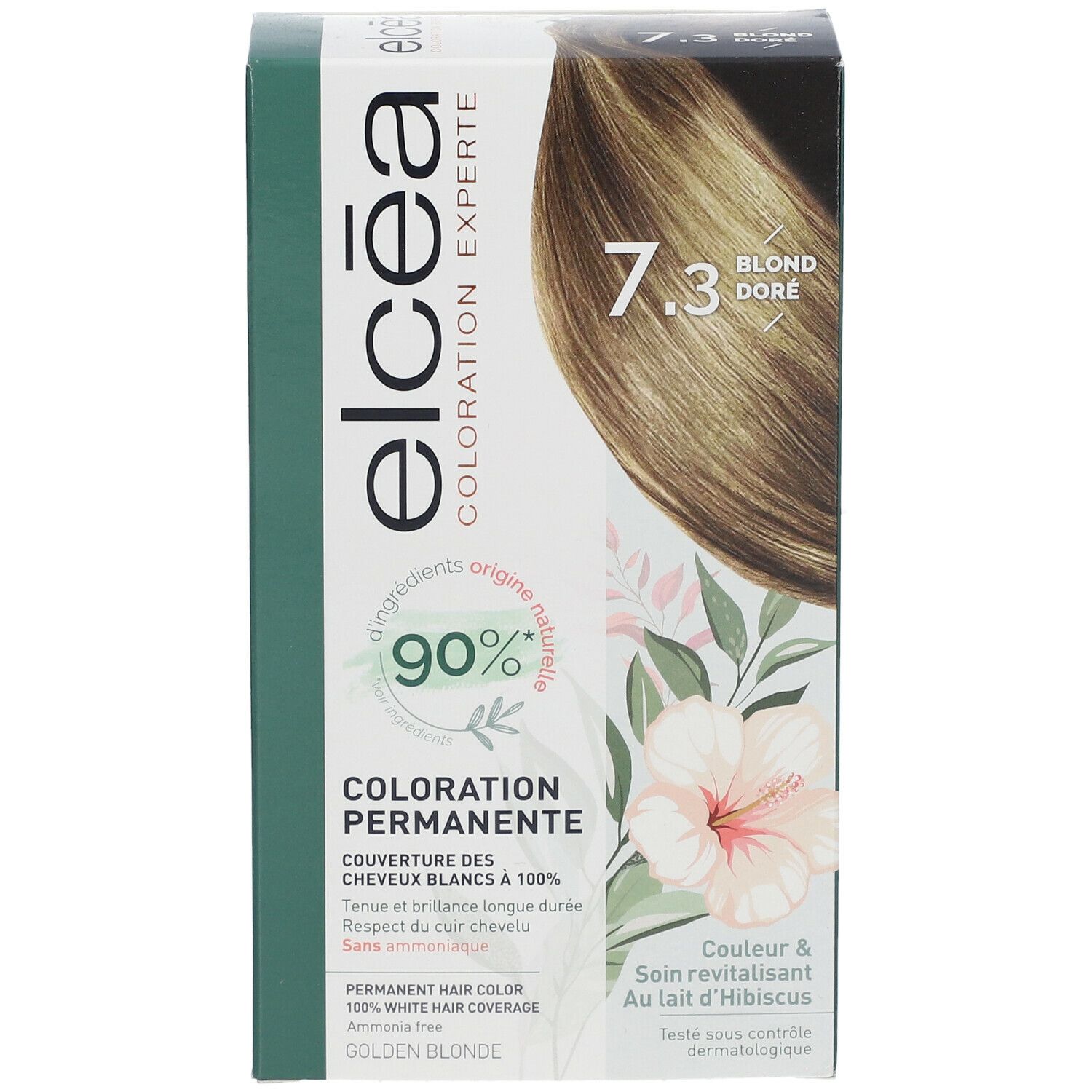 ELCÉA Coloration Experte Permanente Blond Doré – 7.3