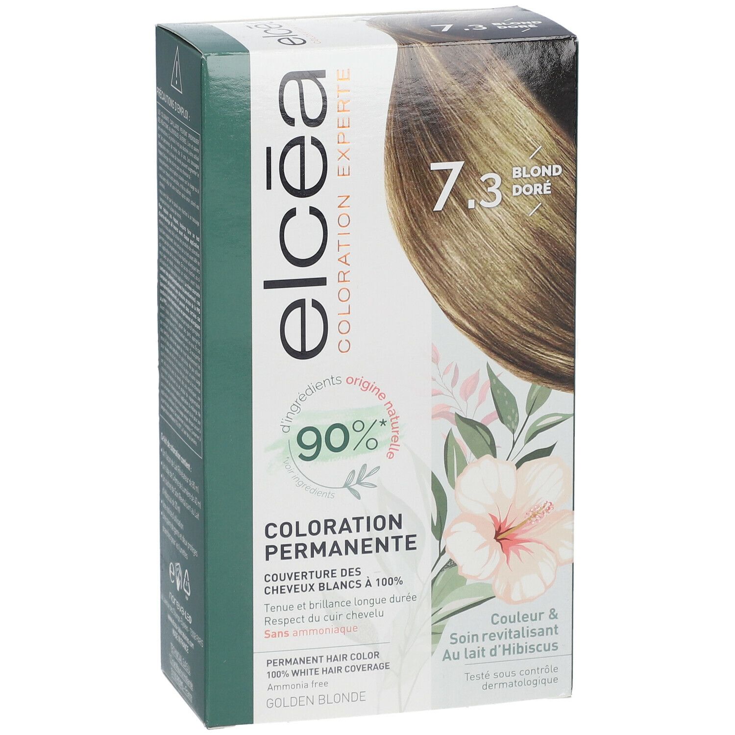 ELCÉA Coloration Experte Permanente Blond Doré – 7.3