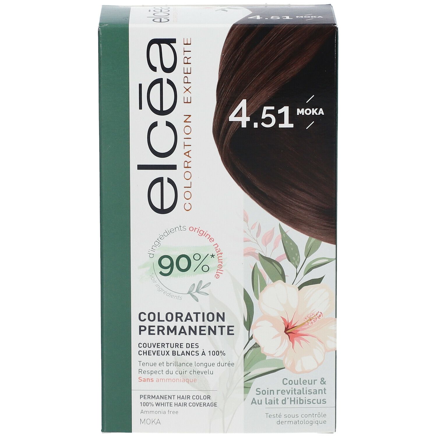ELCÉA Coloration Experte Permanente Blond Moka– 4.51