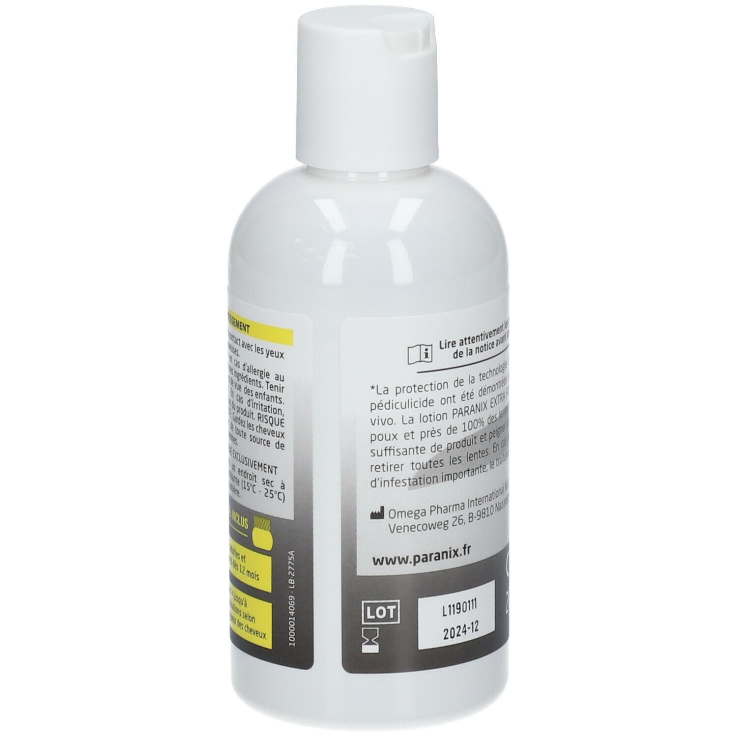 Paranix Extra Fort 5 Minutes Lotion Anti-Poux et Lentes + Peigne 200ml