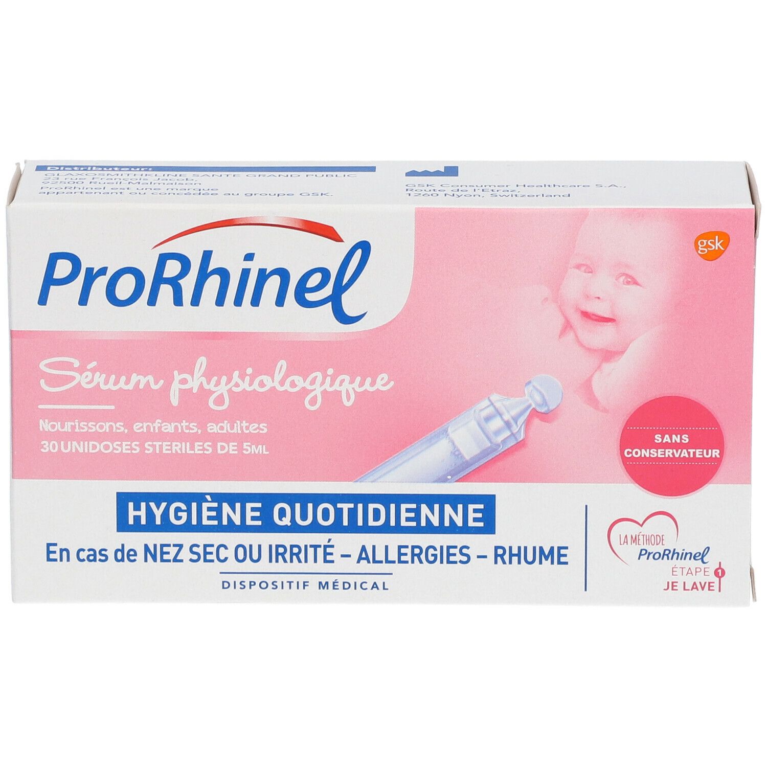 ProRhinel Sérum Physiologique Stérile