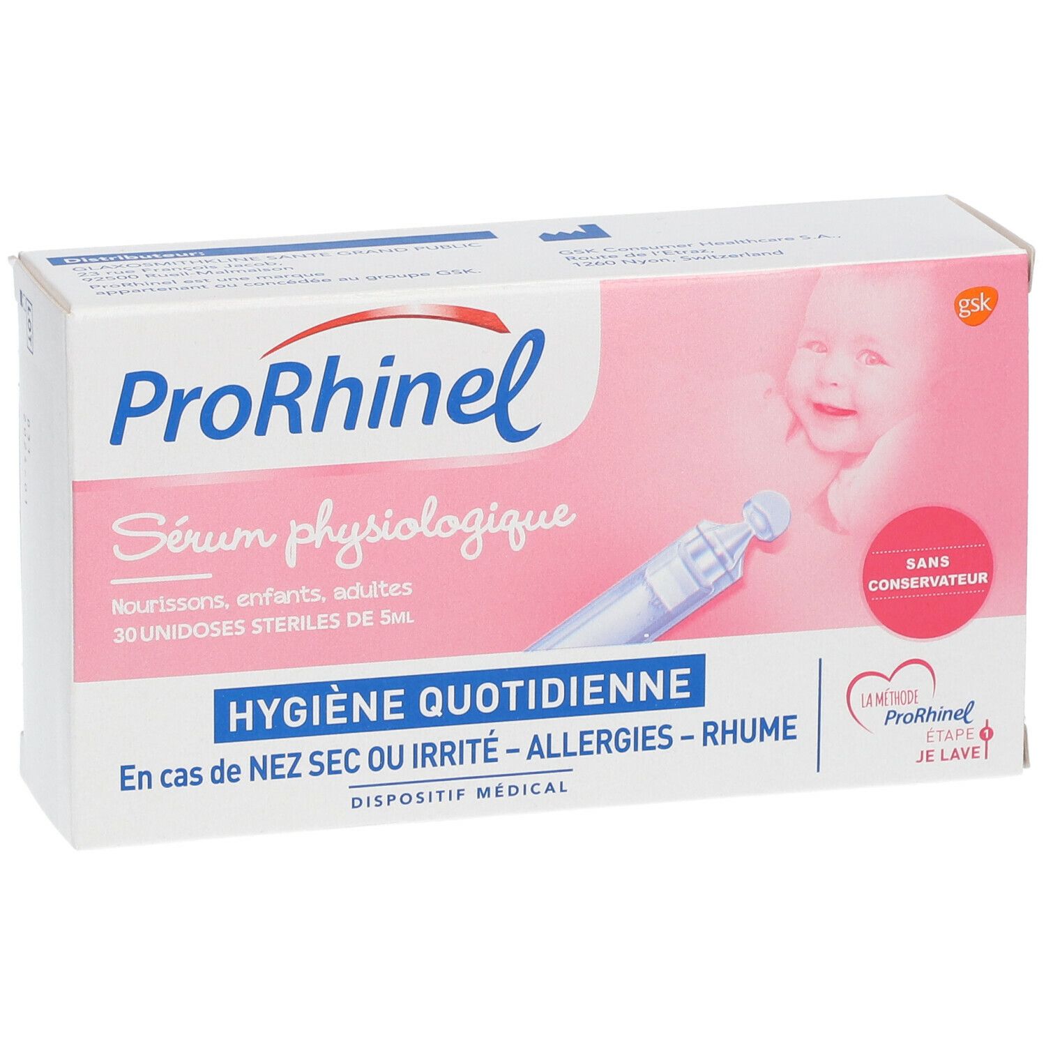 ProRhinel Sérum Physiologique Stérile