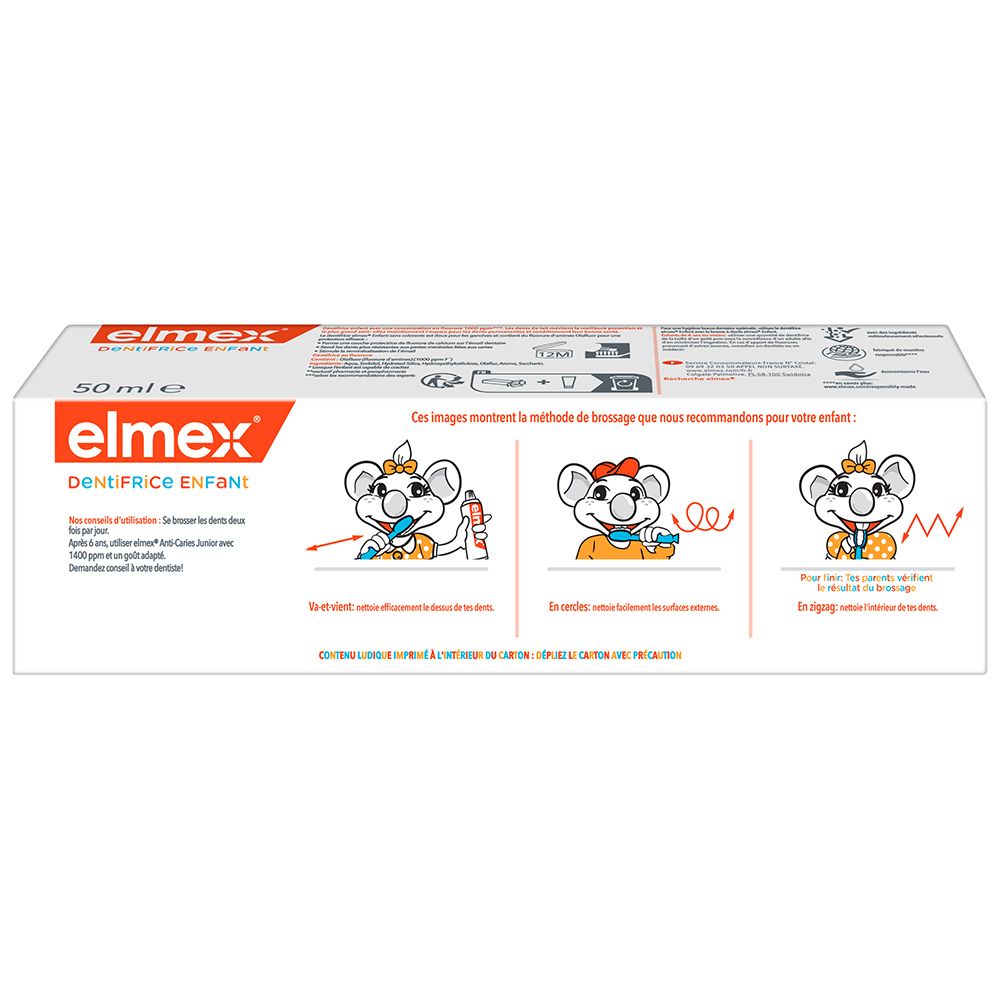 elmex® Dentifrice Enfant 3 - 6 ans