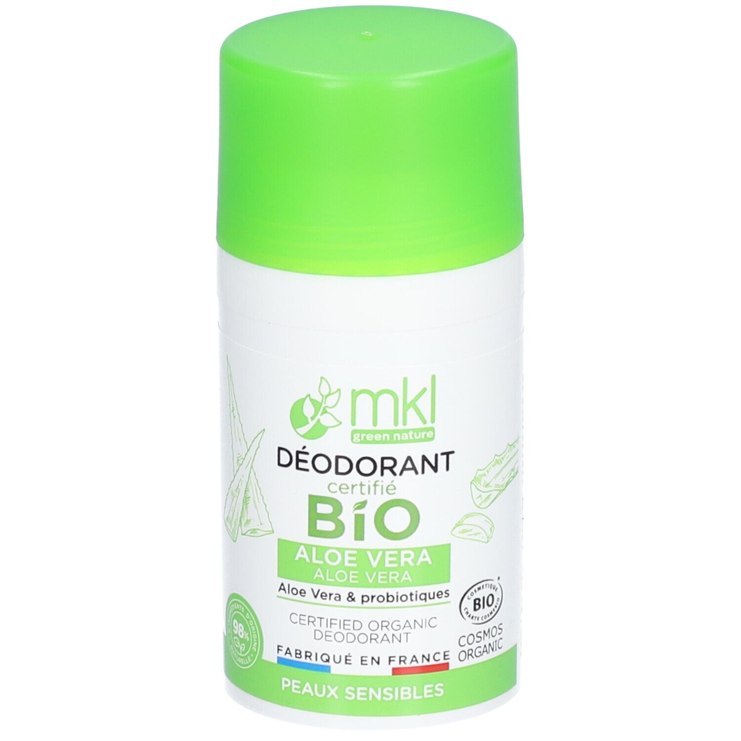 mkl DÉODORANT CERTIFIÉ BIO - ALOE VERA