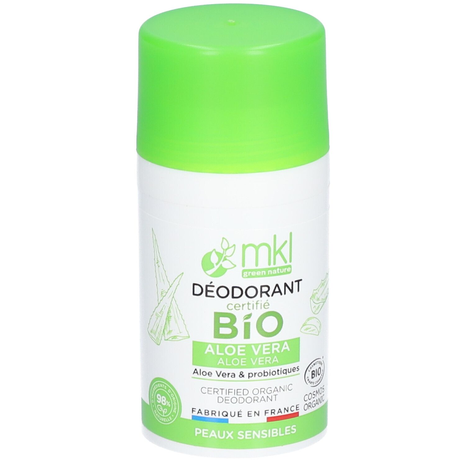 mkl DÉODORANT CERTIFIÉ BIO - ALOE VERA