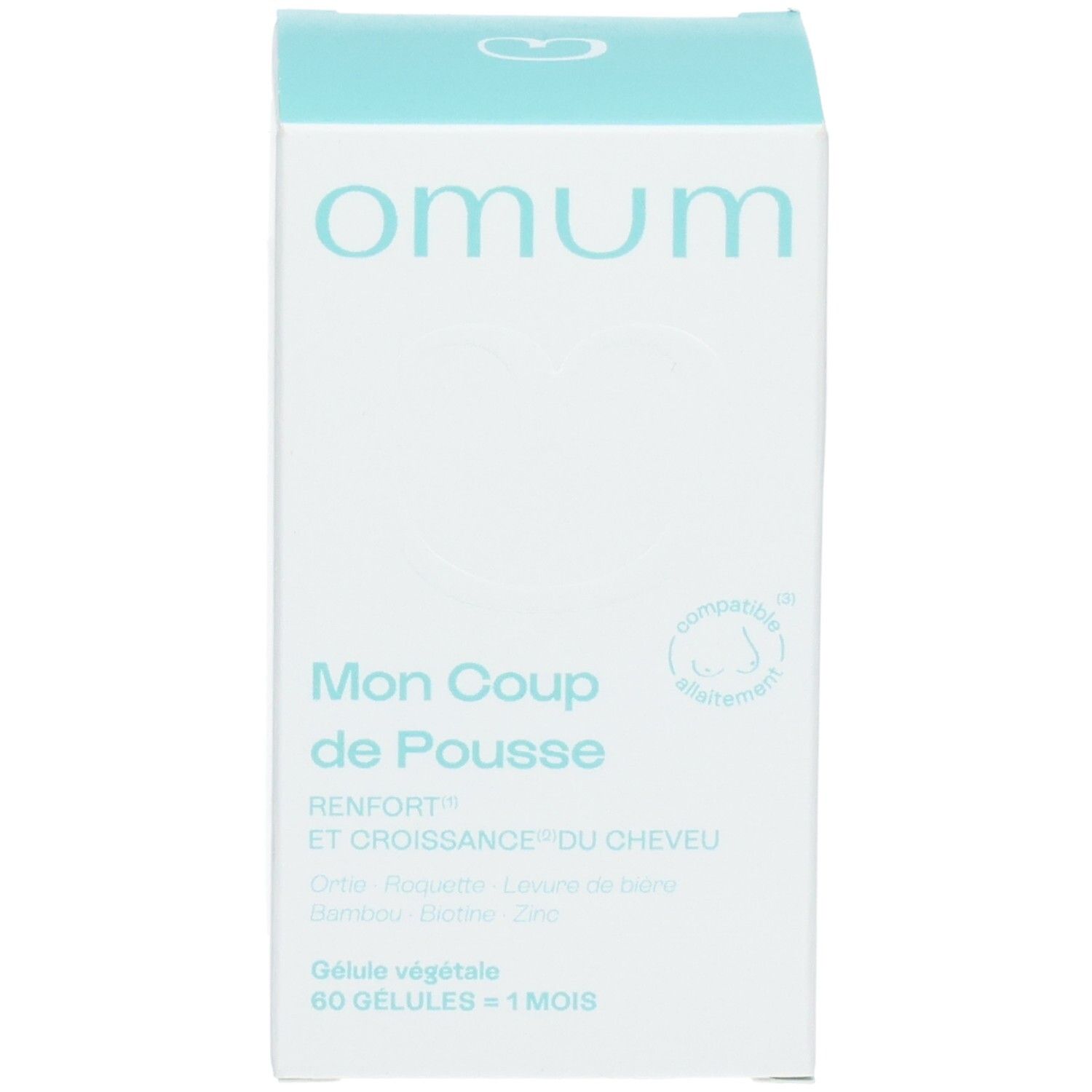 Boîte Omum Mon Coup de Pousse, face avant avec informations produit.
