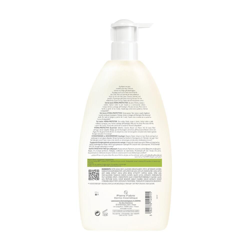 A-DERMA LES INDISPENSABLES Gel douche hydra-protecteur