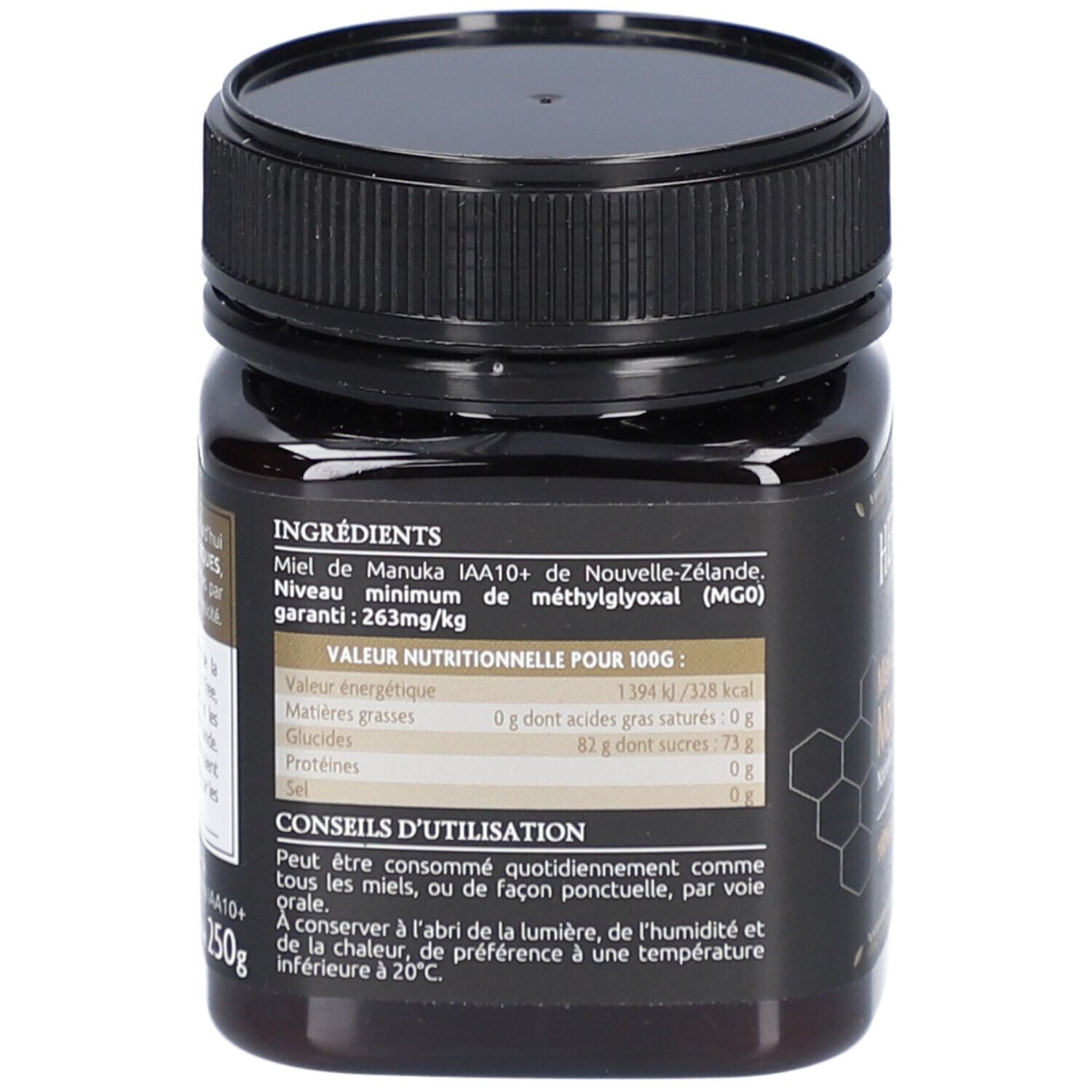 Herbesan Miel de Manuka IAA10+ – Origine Nouvelle-Zélande