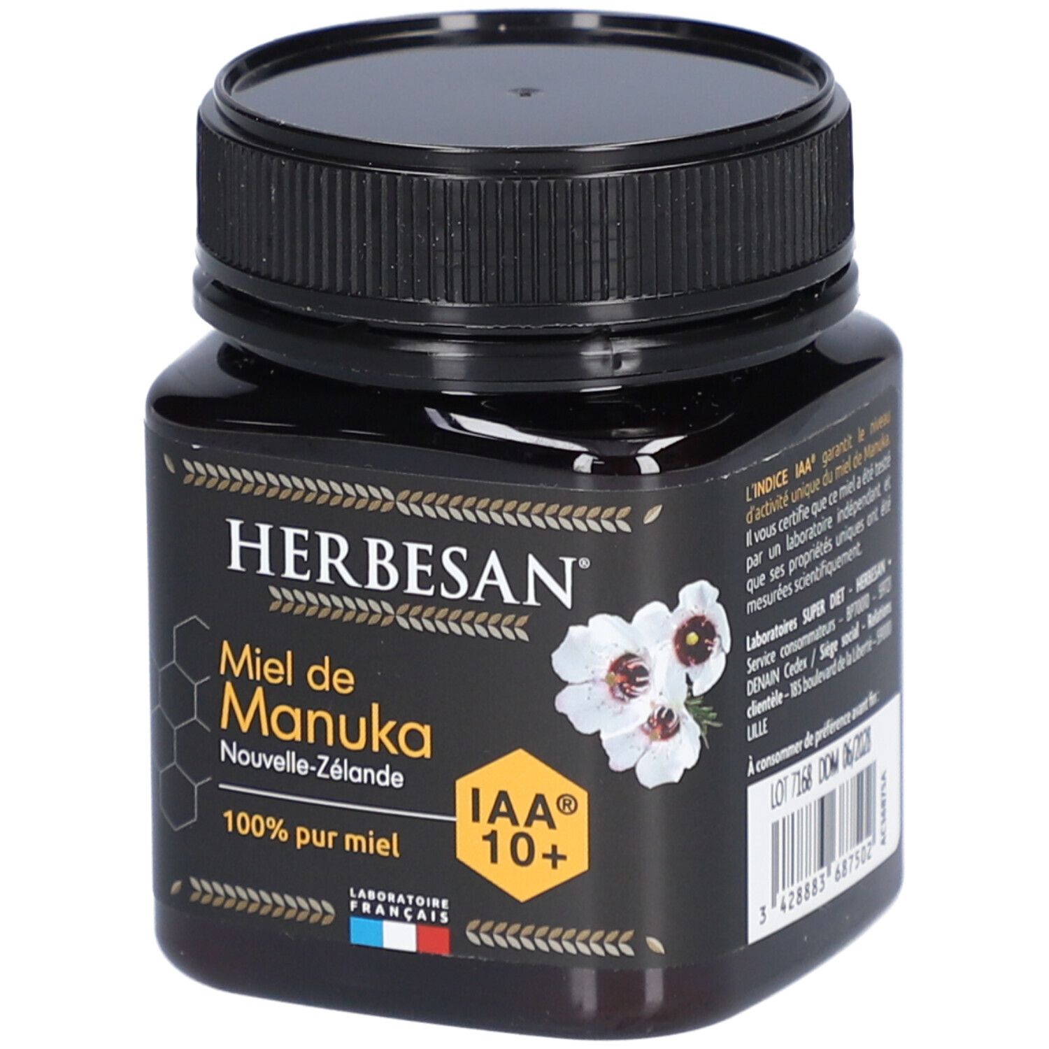 Herbesan Miel de Manuka IAA10+ – Origine Nouvelle-Zélande