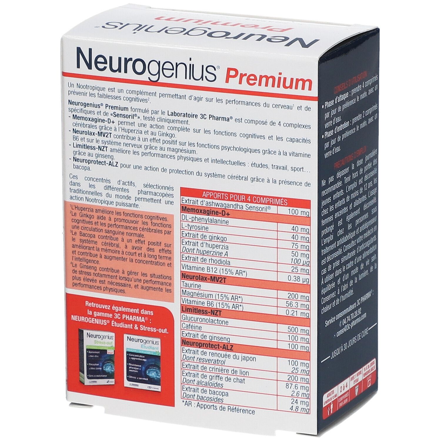 3C PHARMA® Neurogenius® Premium
