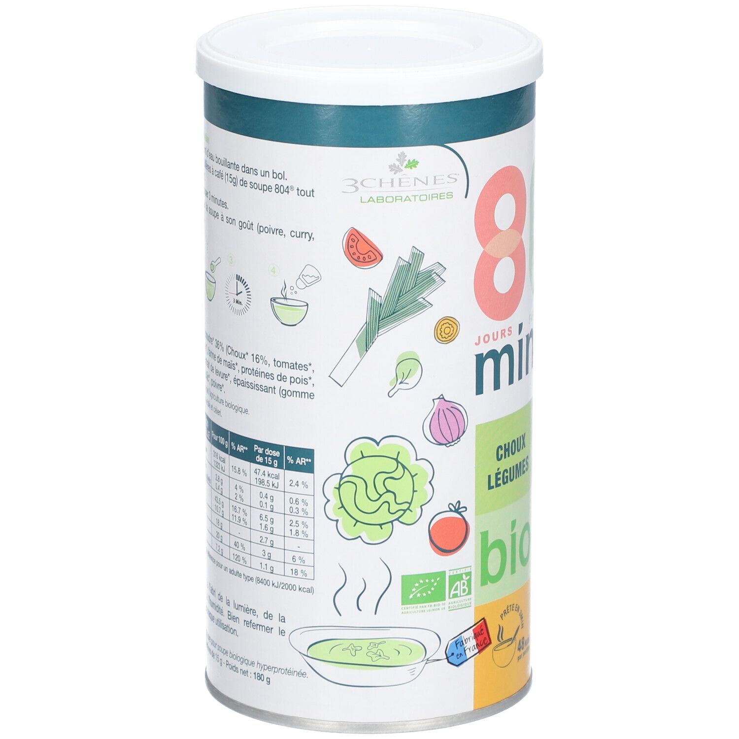 Les 3 CHÊNES 804 Bio Soupe aux choux bio