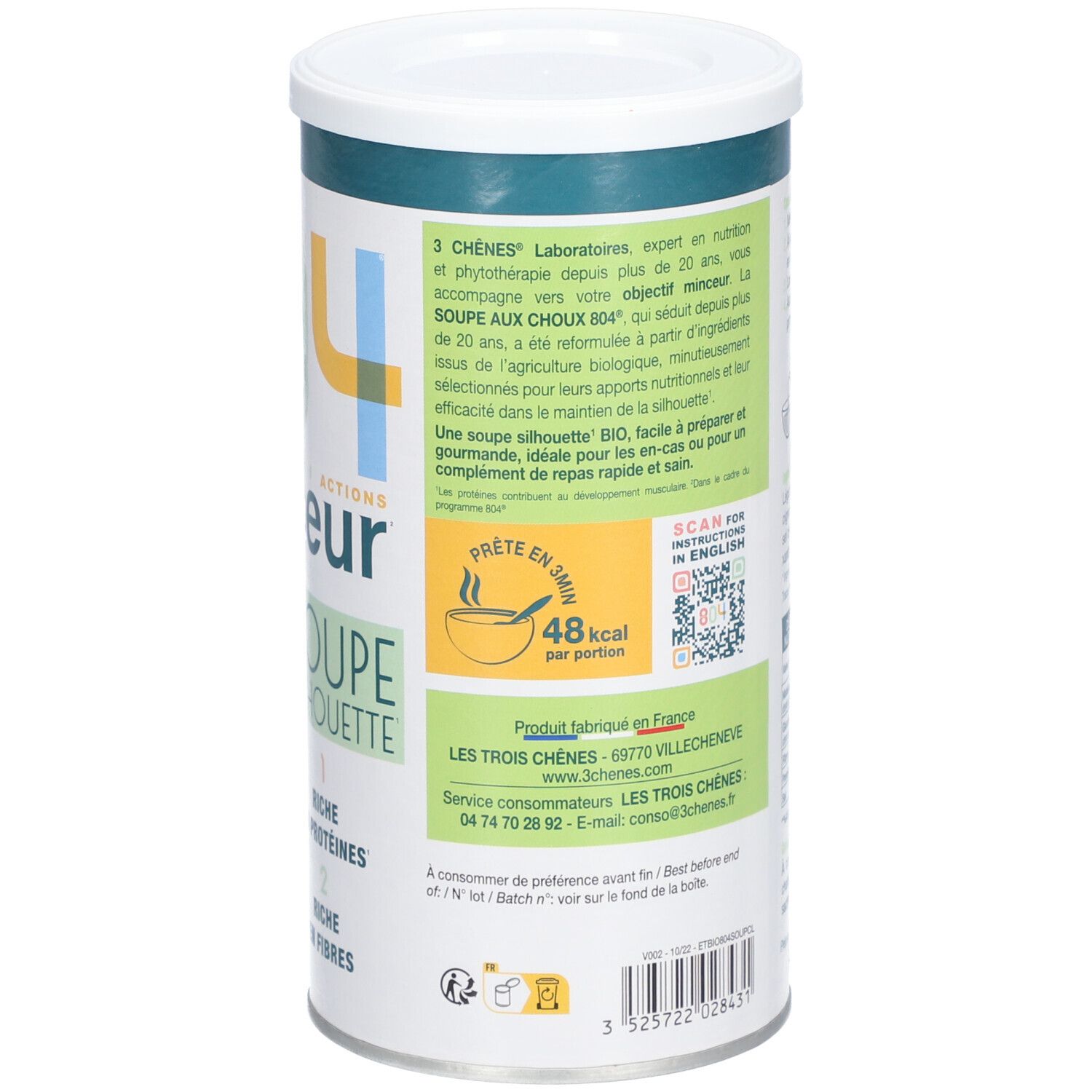 Les 3 CHÊNES 804 Bio Soupe aux choux bio