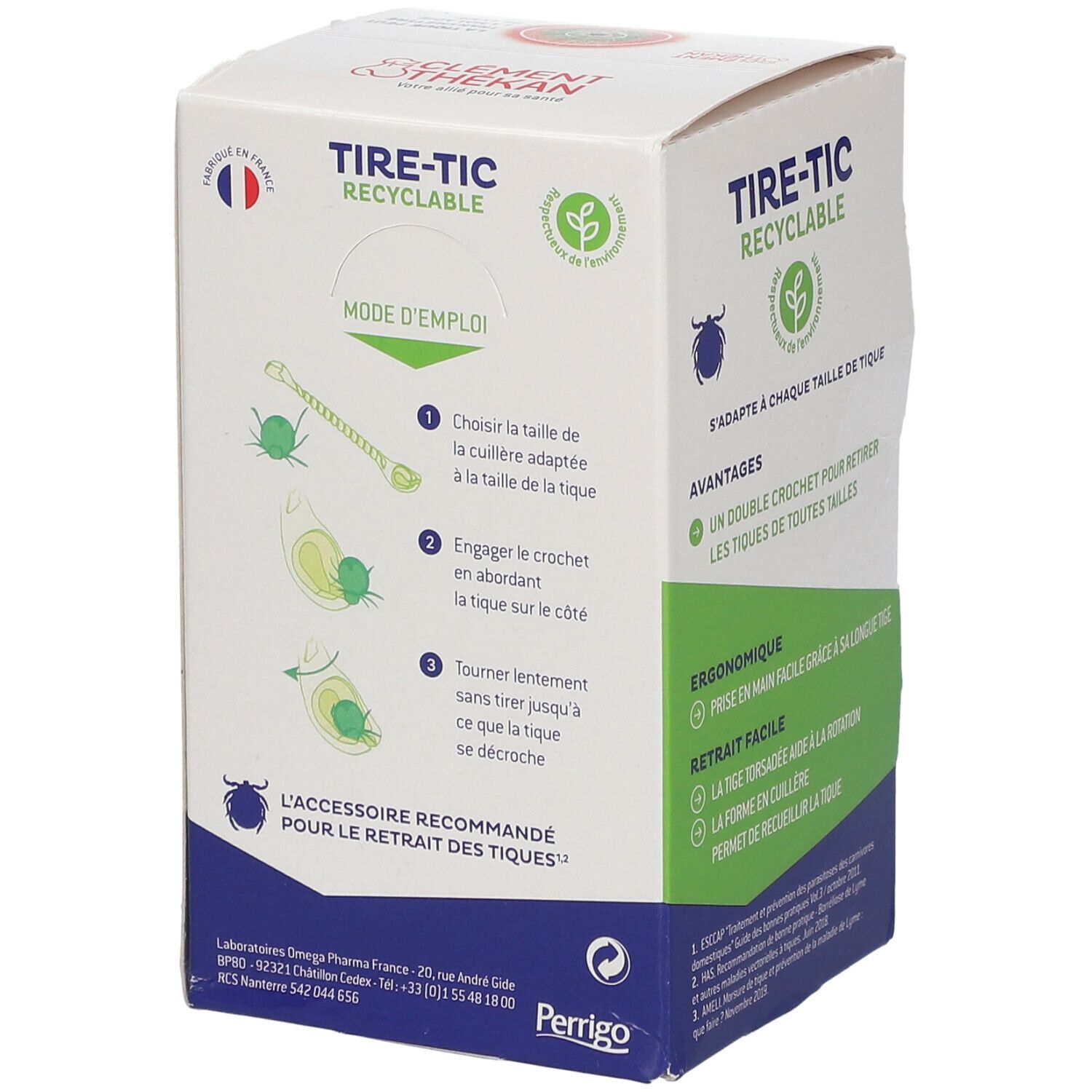 Clement Thekan Tire-tic Retrait Facile Des Tiques - EAN DE COMMANDE
