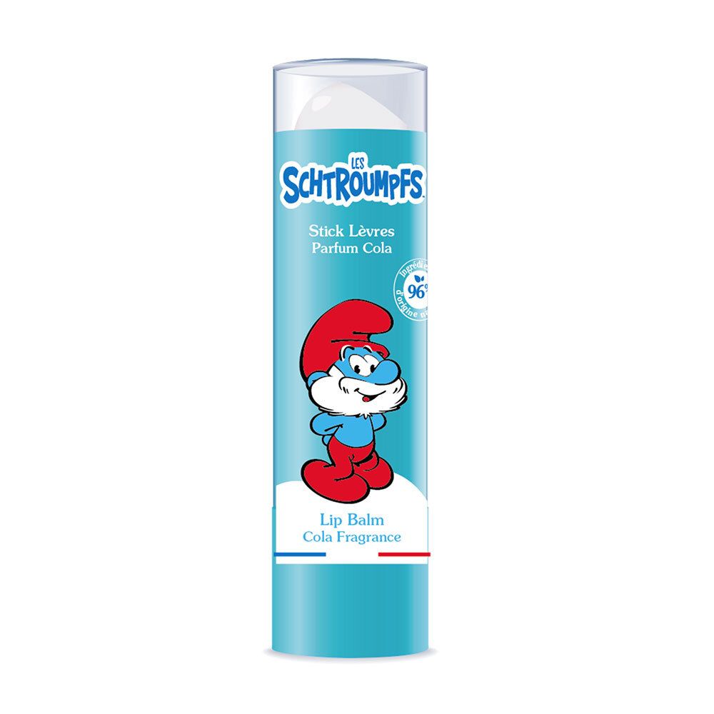 Le Comptoir du Bain Les Schtroumpfs Stick Lèvres Parfum Cola
