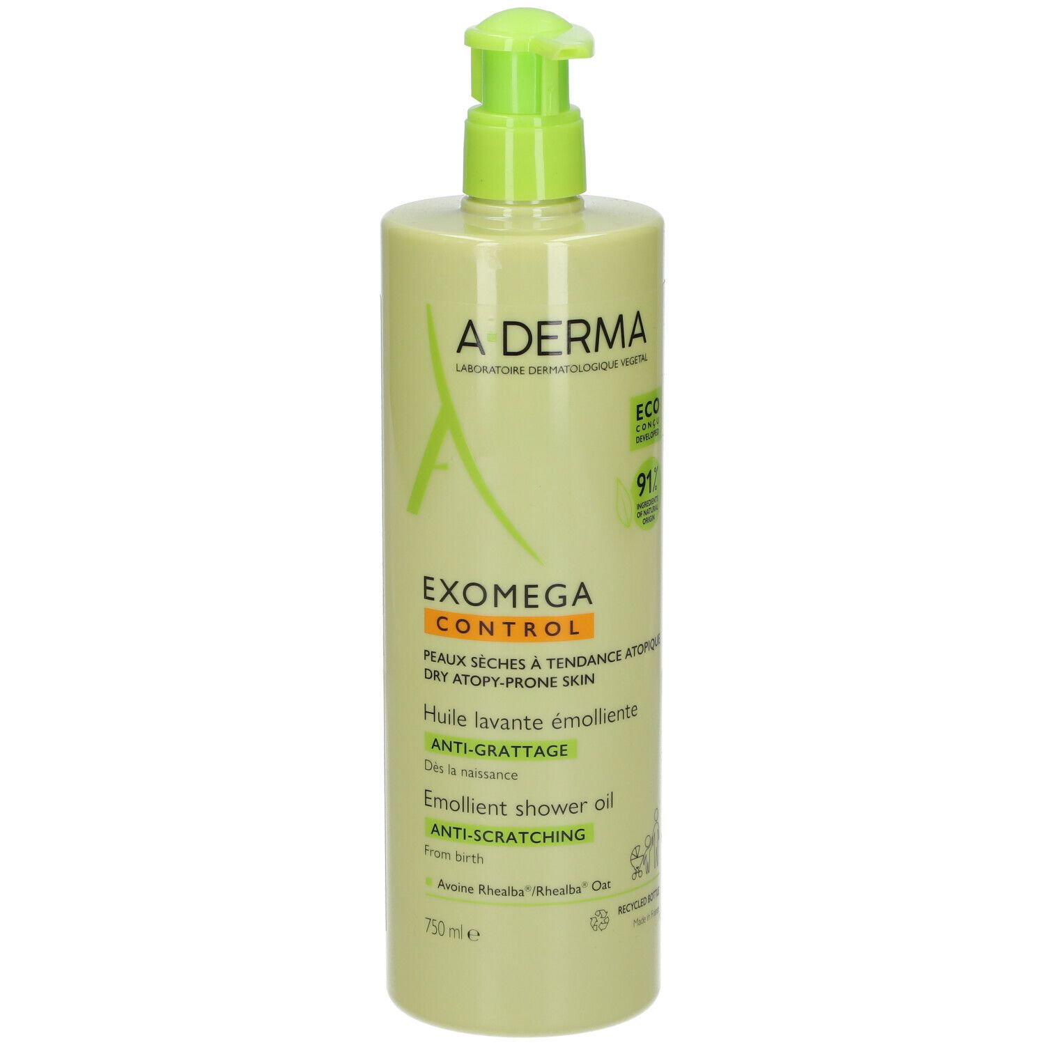 A-DERMA EXOMEGA CONTROL Huile lavante émolliente anti-grattage