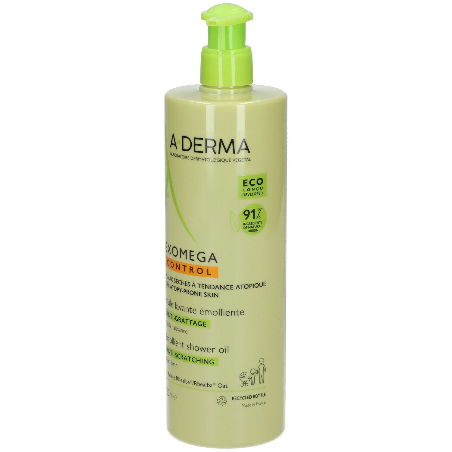 A-DERMA EXOMEGA CONTROL Huile lavante émolliente anti-grattage