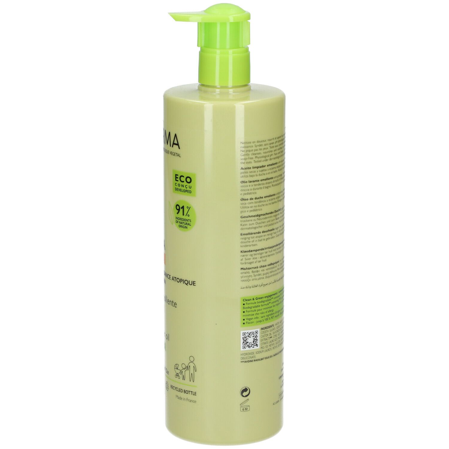 A-DERMA EXOMEGA CONTROL Huile lavante émolliente anti-grattage