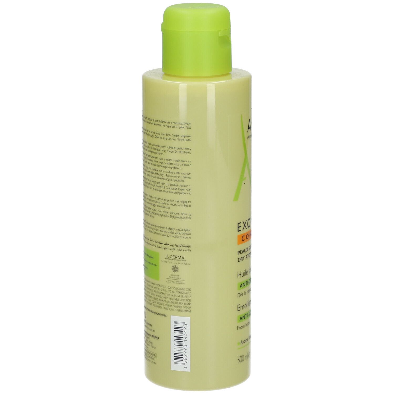 A-DERMA EXOMEGA CONTROL Huile lavante émolliente
