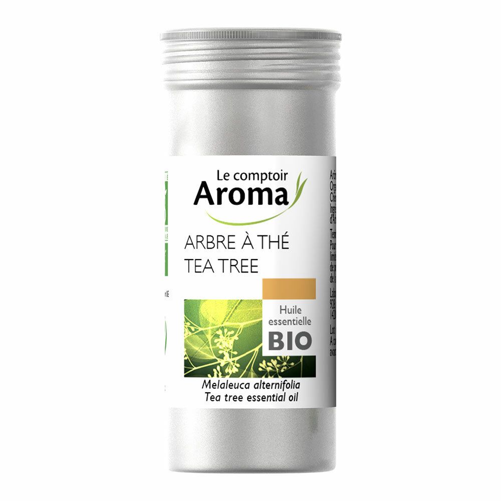 Huile essentielle de Tea Tre bio certifiée pure boutique aroma