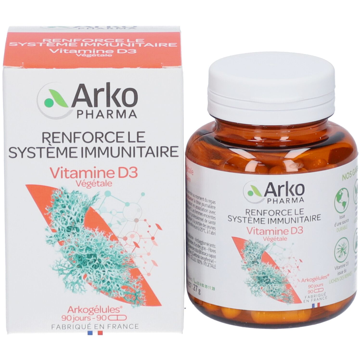 Arkopharma Arkogélules® Vitamine D3 végétale