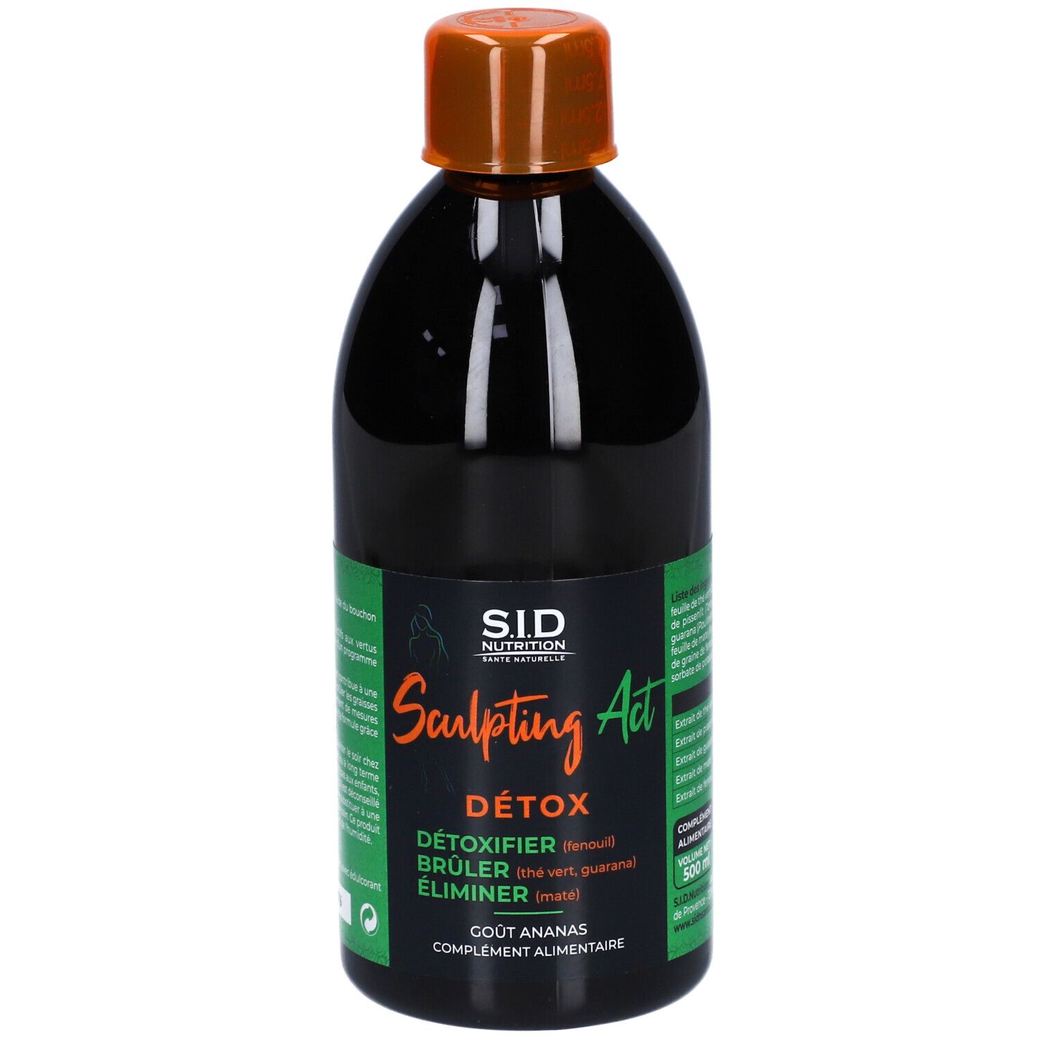 S.I.D Nutrition Sculpting Act Détox Goût Ananas
