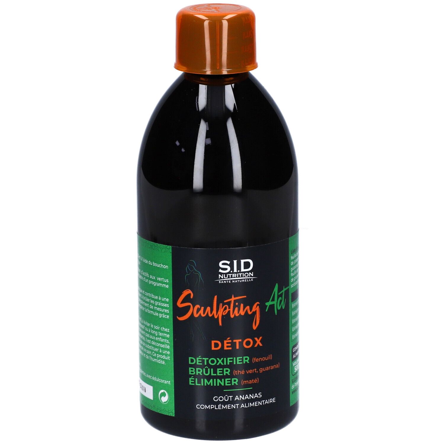 S.I.D Nutrition Sculpting Act Détox Goût Ananas