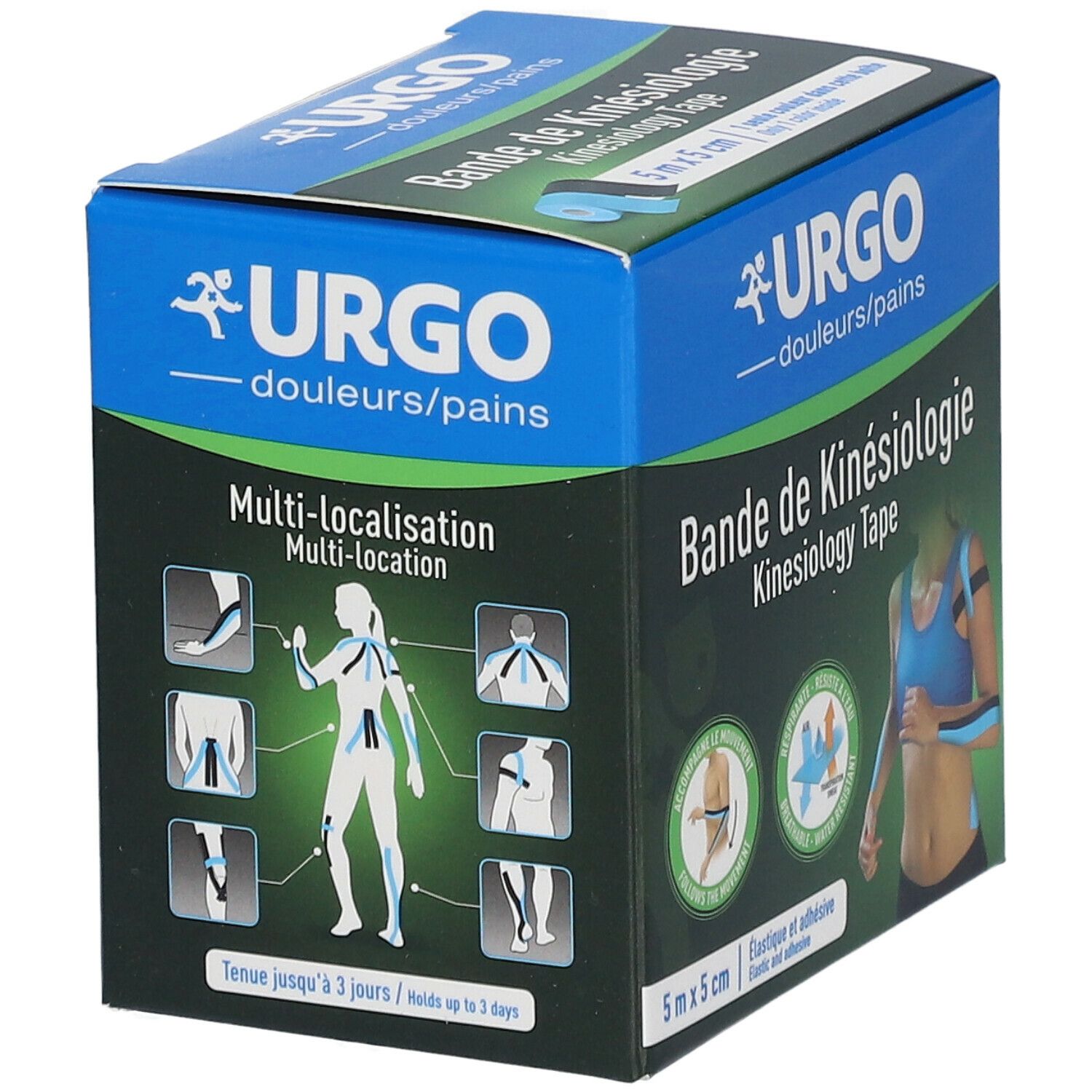 URGO Bande de Kinésiologie 5 m x 5 cm