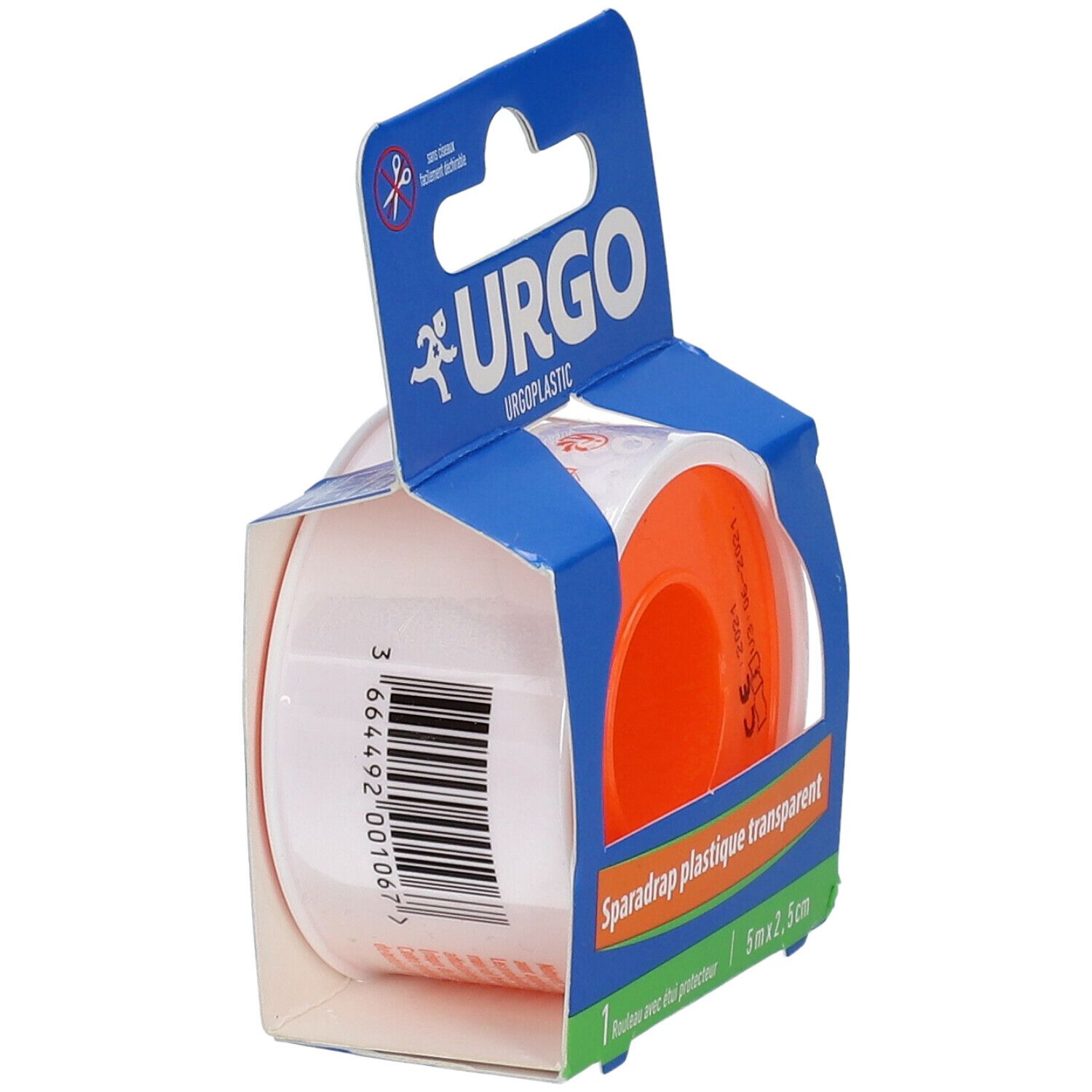 URGO Urgoplastic Film transparent Sparadrap Discret 5 m x 2,5 cm