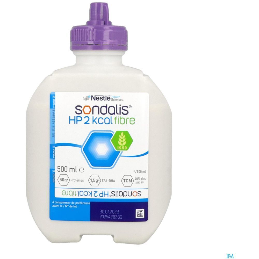 Sondalis HP 2 Kcal Fibres nutrition entérale