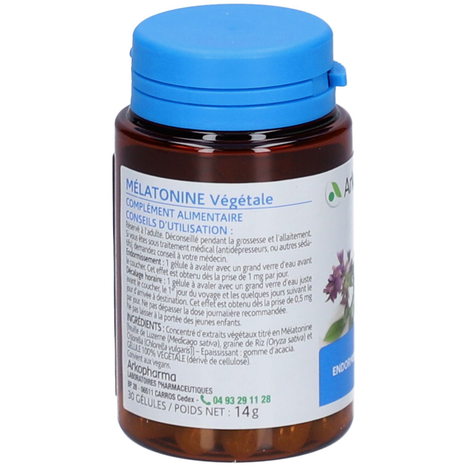 Arkopharma Arkogélules® Mélatonine végétale