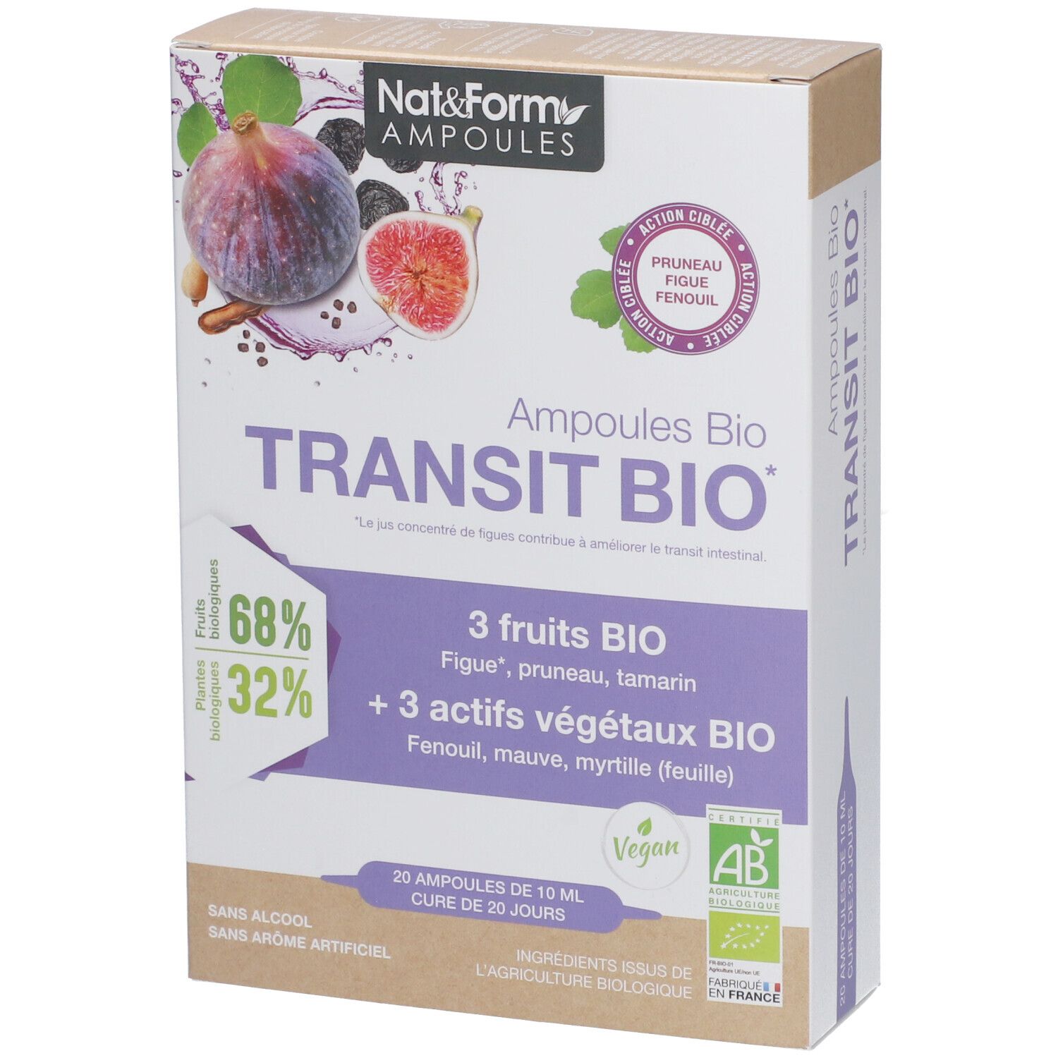 Nat&Form Ampoules Transit bio