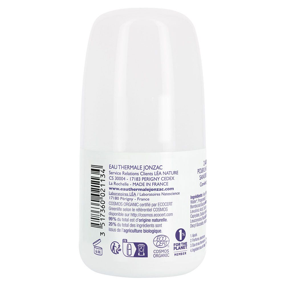 EAU THERMALE JONZAC Déodorant Roll-on non parfumé