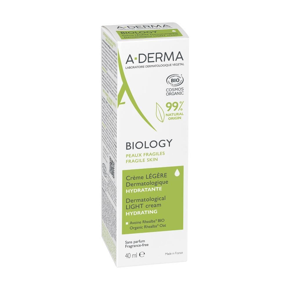 A-DERMA BIOLOGY Crème légère dermatologique hydratante