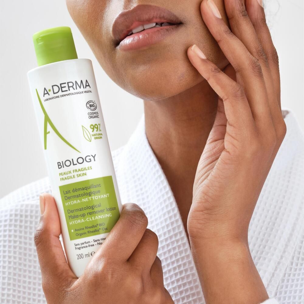 A-DERMA BIOLOGY Lait démaquillant dermatologique hydra-nettoyant