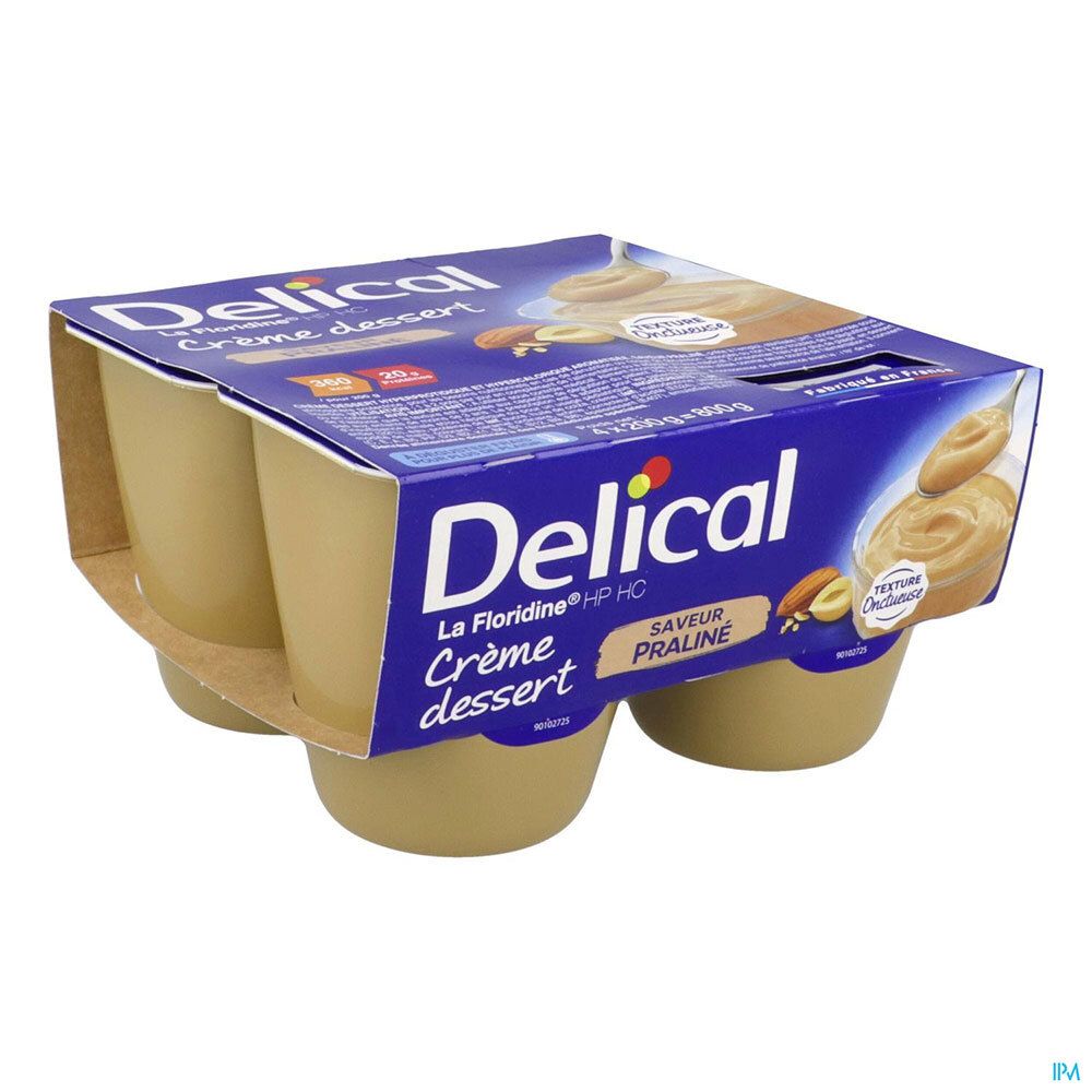 Delical La Floridine HP HC Crème Dessert, Denrée alimentaire destinée à des fins médicales