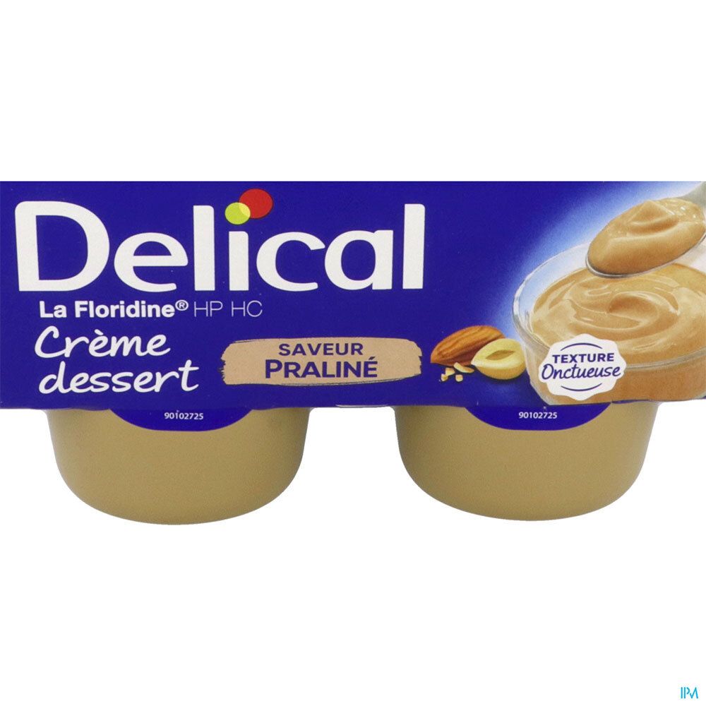 Delical La Floridine HP HC Crème Dessert, Denrée alimentaire destinée à des fins médicales