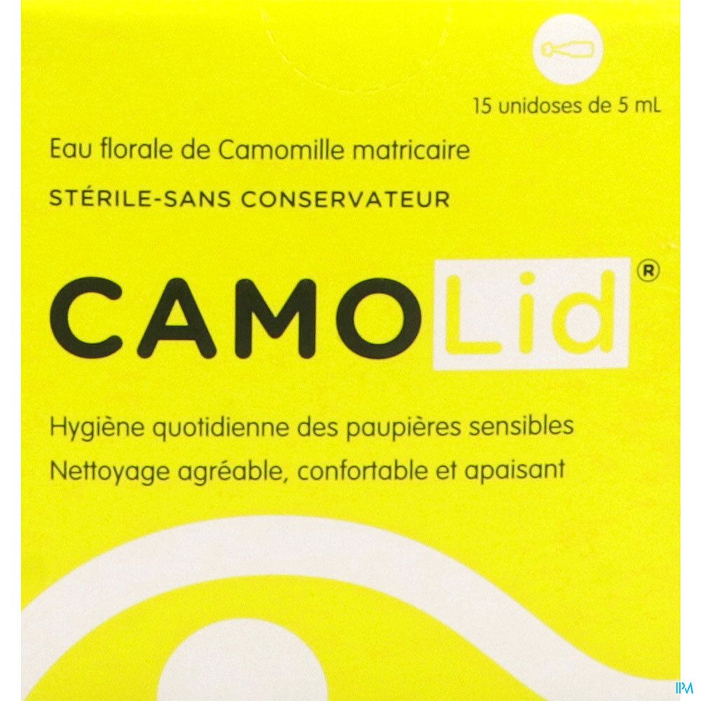 Camolid Unidoses, Eau florale de camomille matricaire, unidose, bt 15